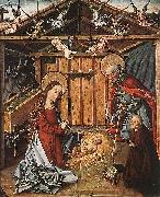 Master of Avila Nativity painting